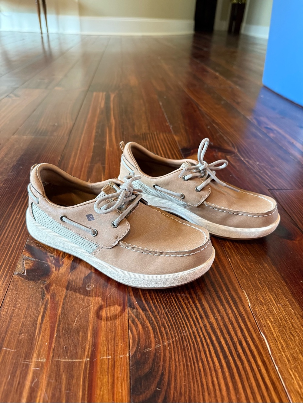 Boys Casual Sperry Boat Shoes in Tan